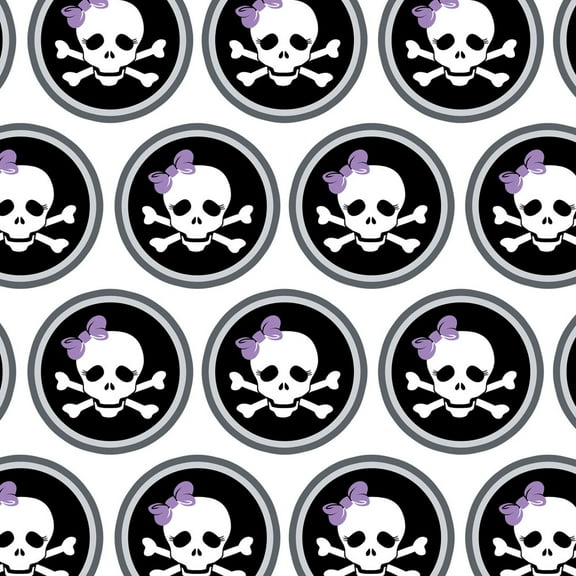 Skulls Crossbones Mom Stick Figure Family Mother Premium Gift Wrap Wrapping Paper Roll