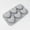 Grey, variant on 6 Holes Heart Shape Silicone Cake Mould Silicone Cupcake Mold for Home Kitchen Baking for Baking Lover