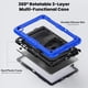 thumbnail image 3 of Funda para Samsung Galaxy Tab A11 Plus de 11 pulgadas (2025) y A9 Plus de 11 pulgadas (2023), resistente, a prueba de golpes, con soporte giratorio de 360° y correa de mano/bandolera., 3 of 9