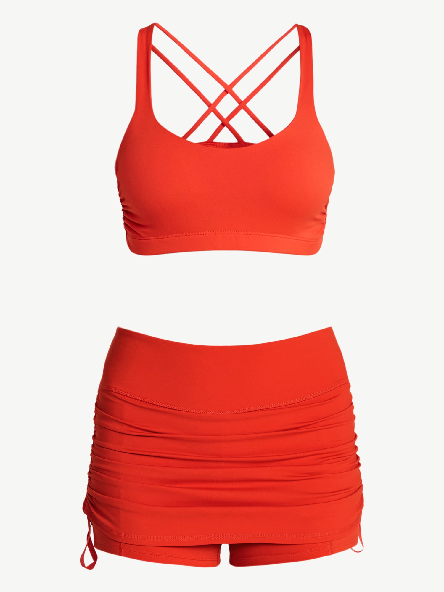 Avia Women's Color Side Ruched Sports Bra, Sizes XS-XXXL