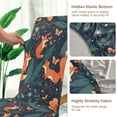 thumbnail image 5 of Yayeee 2 Pack Dining Chair Covers Stretch Parson Chairs Slipcovers Seat Protector, Whimsical Foxes Pattern, 5 of 6