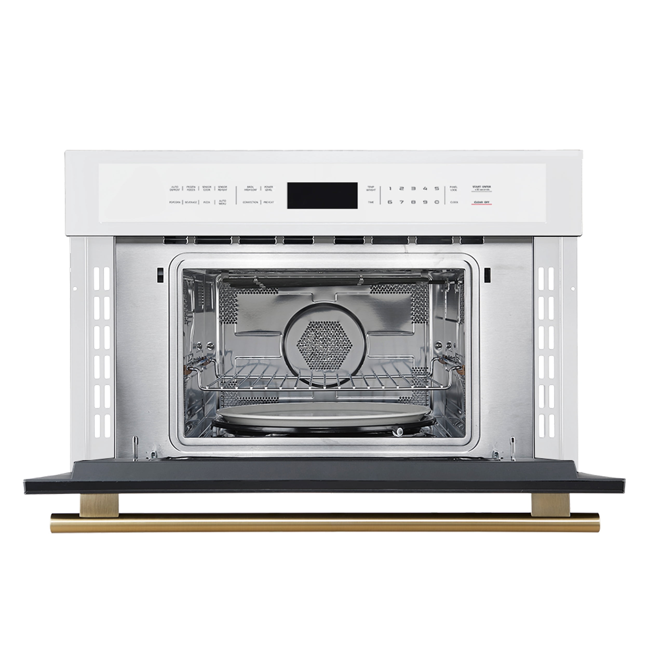 Forno Oliena Espresso White 30 Inch 1750 Watt Compact Oven & 1000 Watt Microwave, 1.6 cu. ft.