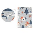 thumbnail image 5 of Yayeee Garden Flag 28" x 40" Double Sided Outdoor Yard Lawn Holiday Decorations, Gray Cartoon Houses, 5 of 6