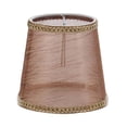 thumbnail image 1 of Pantalla de hilo de red para lámpara de mesa, iluminación de sombra, cubierta antipolvo, accesorio moderno de mano de obra fina para lámparas de pared Café, 1 of 10