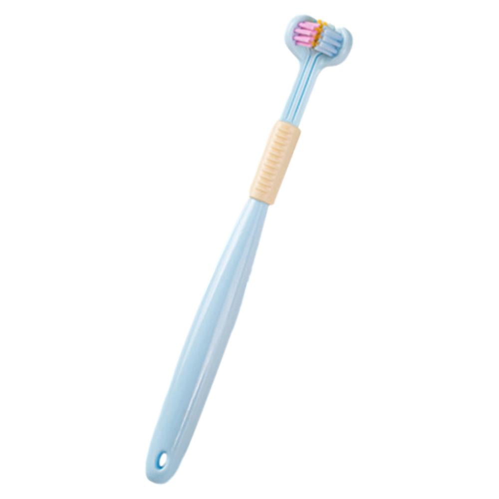 Geruite Toothbrush for Children Soft VShaped Toothbrush Triple Brushes