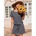 thumbnail image 2 of Ekouaer Short Jumpsuits for Women Summer Rompers Casual Beach Vacation Clothes, 2 of 6