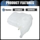 thumbnail image 5 of Tanque de expansión de agua del reservorio de refrigerante No.13256823/13370133 para Chevrolet Cruze 2016 Blanco, 5 of 7