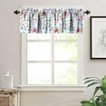 thumbnail image 5 of Spring Flower Curtains Valances for Kitchen,Vintage Farm Watercolor Flower Curtains Valance for Bedroom Bathroom Cafe Windows Curtain 54x18inch, 5 of 6