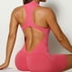 thumbnail image 5 of Body con espalda en V, monos con cremallera, pantalones cortos de Yoga y baile, trajes de una pieza, ropa deportiva para mujer, ropa deportiva para gimnasio, ropa de entrenamiento, 5 of 5