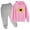Pink, variant on Jinhomg Comfy Outfits for Boys Girls Fall Long Sleeve Sunflower Print Hooded Sweatshirts and Elastic Waist Pants Toddler 2 Piece Boys Girls Casual Sweatsuits Blue 3 Years