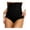 Black, variant on Lady Invisible No Show Laser Cut Tummy Control High Waist Brief Panty Underwear