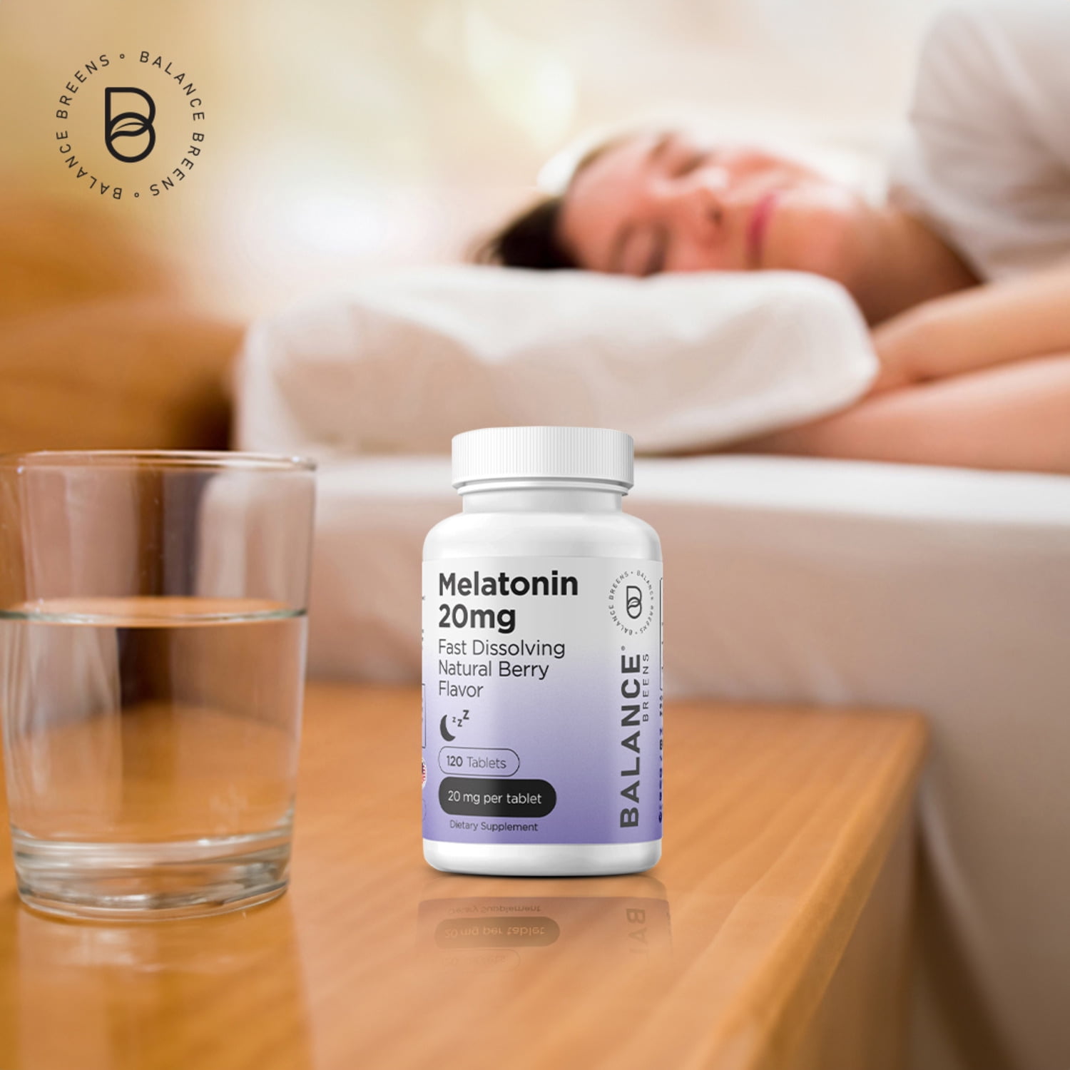 Melatonin 20mg, 120 Tablets - Natural Sleep Aid