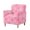 Pink Dog Cat Paw, variant on FKELYI Aztec Tribal Geometric Flower Print Stretch Single Sofa Cover Non-Slip Armchair Slipcover with Elastic Bottom Washable Anti-Scratch Furniture Protector Decor