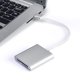 thumbnail image 2 of Lector de s 3 en 1 USB3.0, unidad flash USB / Micro USB TF / lector de cámara de Plata Baoblaze Lector de tarjetas de memoria, 2 of 7
