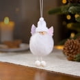 thumbnail image 4 of Boovnll Christmas Ornaments 6 Pcs, Plush Christmas Tree Decorations with Knit Hat and Winged Doll Pendants, Xmas Hanging Ornaments for Home Holiday Decor, 4 of 7