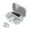 White, variant on COM1950s 2023 New Bluetooth 5.3 Earphone In-Ear Wireless Sports Mini Digital Display Headphone Charging Bin
