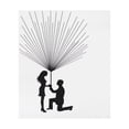 thumbnail image 3 of Fingerprint  Wedding Guest Book with 6 Colors Ink DIY Wedding Fingerprint Tree Fingerprint Guest Book 30x40cm Marriage Proposal, 3 of 8