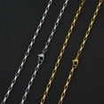1Pc Stainless Steel Width 1.5/2/2.5/3/4mm Long Box Chain Necklace For