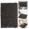 thumbnail image 3 of LABSERRON Non Slip Floor Mat For Living Room Polyester Fiber Grey 1Pack 23.6x15.7in, 3 of 7