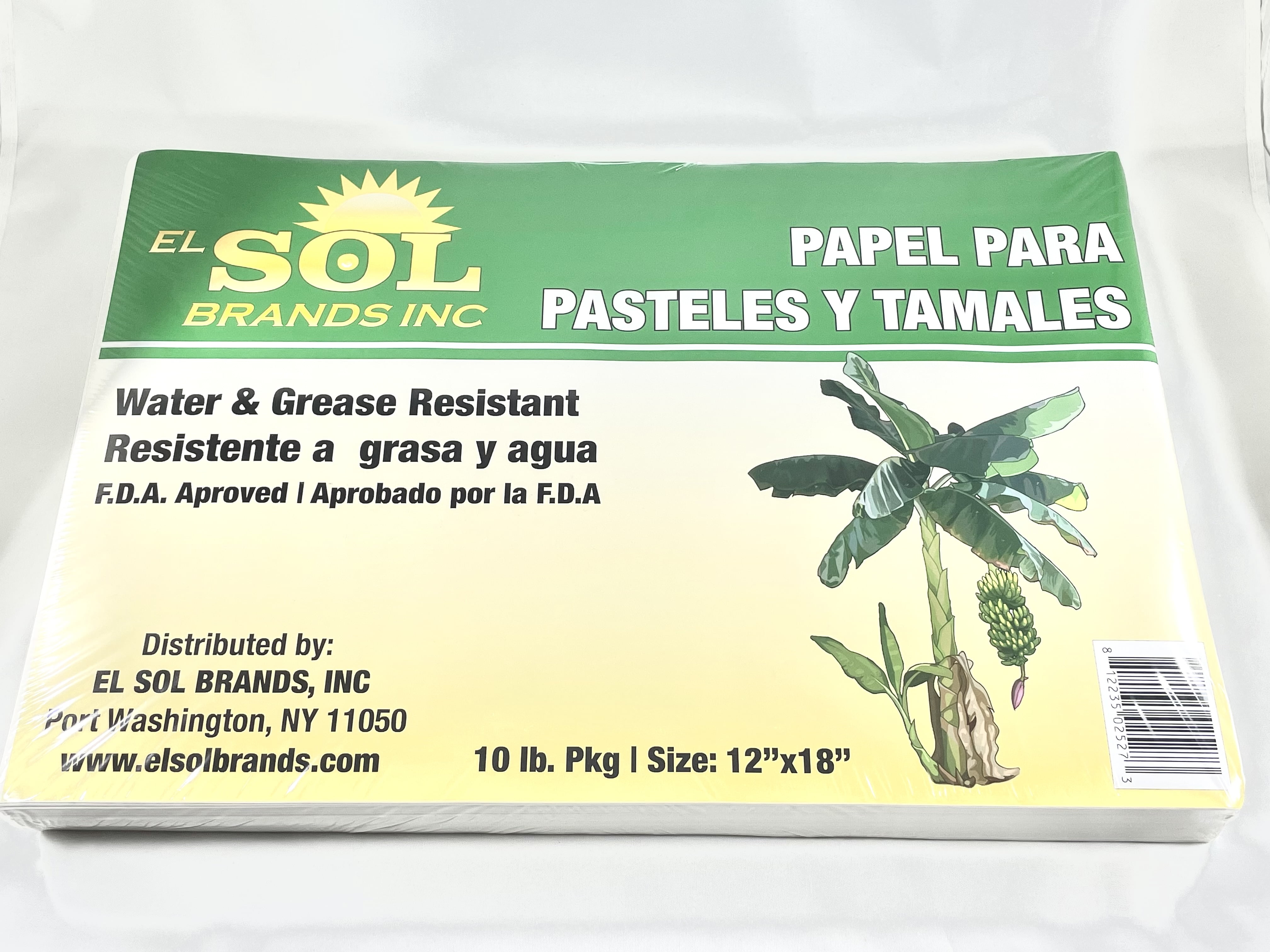 Papel Para Pasteles & Tamales, Pastry Wrap 12"x 18"