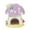 Purple, variant on Zxpjkyu Hamster -hiding game and resting robust hideaway cage accessories hedgehog house Pink