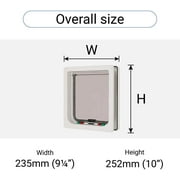 Cat Mate Large Cat/Dog Flap-White