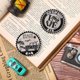 thumbnail image 4 of 2 Pieces Metal Car Badge 3D Round Automotive Badges Nice Car Stickers 4 x 4 Car Decal Compatible with Circle Car Emblem Badge Decal, 4 of 4