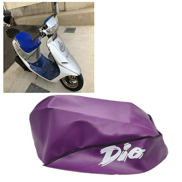 Motorcycle Seat Cover Imitation Pu Leather Seat Cover For Honda Dio Af27 af28 Motorcycle Modification Purple Walmart