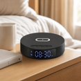 thumbnail image 6 of 15W Max Fast Wireless Charging Alarm Clock, Multi‑Functional Digital Clock Charger Station, Practical Desktop Accessory for Bedroom Nightstand and Office Phone Wireless Charging Use, 6 of 7