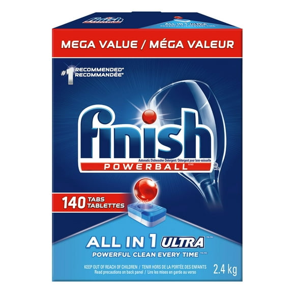 Détergent pour lave-vaisselle Finish Powerball, 2,4 kg
