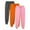3PC: Pink-Orange-Dark Gray, variant on Awdenio Mens Fleece Active Athletic Workout Jogger Elastic Waist Full Length Hip-hop Sweatpants for Men with Pocket and Drawstring