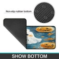 thumbnail image 7 of Halloween Kitchen Rug Set of 2 Anti Fatigue Kitchen Mats for Floor,Cute Ghost Pumpkin Welcome Halloween Kitchen Rugs and Mats for Bathroom,Room Bath (47x17+30x17 inches), 7 of 7