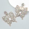 thumbnail image 5 of Nuevos pendientes exagerados de aleación con diamantes de imitación Utterfly para mujer, modelo A de lujo, código 8907 A, 5 of 5