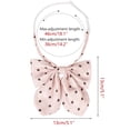 thumbnail image 2 of INSPIRE CHIC Women's Polka Dots Pre-tied Adjustable Straps Bow Ties for Uniform Casual Light Pink, 2 of 5