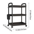 thumbnail image 3 of ChicYu 3 Tier Kitchen Shelf Multi layer Pot Storage Rack Home Floor Standing Storage Shelf Kitchen and Bathroom Organizer Simples Storage Rack Space Saving Design, 3 of 5