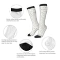 thumbnail image 6 of Fotbe Funny Chicken print Women's Men's Novelty Crew Socks Cotton Socks Knee High Socks for Walking,Running,Nurses,Pregnancy, 6 of 9