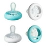 Tommee Tippee Breast-Like Pacifier, Skin-Like Texture, Symmetrical Design, BPA-Free Binkies, 0-6m, 4-Count