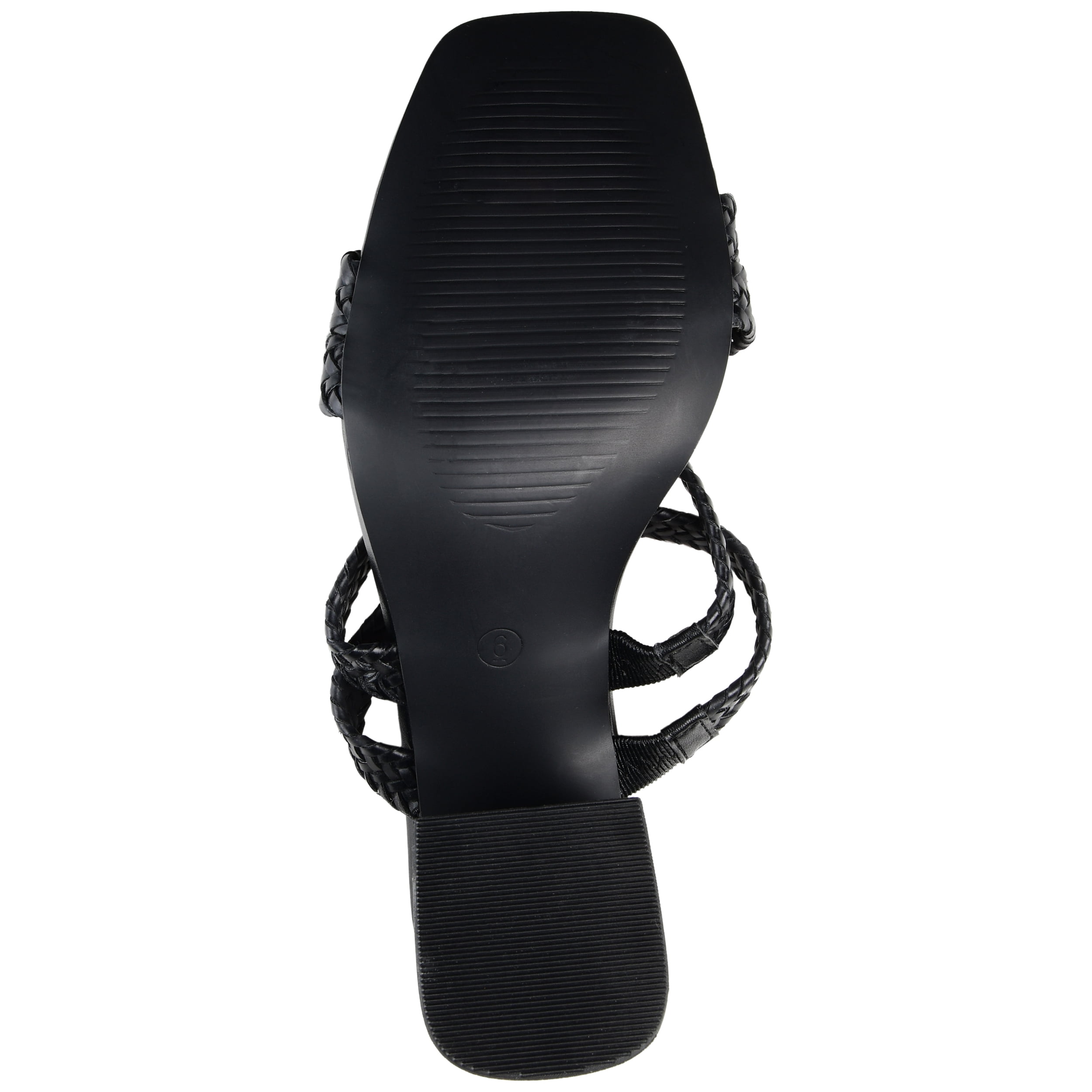 Journee Womens Natia Open Square Toe Block Heel Sandals, Widths Available