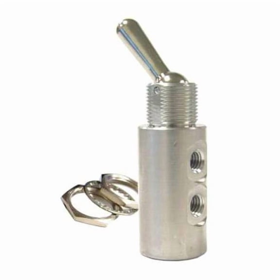 Pneumadyne Toggle Valve,Stainless Steel,NC C032021