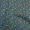 thumbnail image 1 of oneOone Cotton Cambric Blue Fabric Floral Fabric For Sewing Printed Craft Fabric By The Yard 42 Inch Wide, 1 of 5
