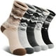 thumbnail image 1 of Calcetines térmicos EBMORE de lana merino para mujer, senderismo, 5 pares, 1 of 6