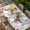 Gray, variant on Grey Christmas Table Cloths for 4 Foot Rectangle Tables, Snowman Snowflake Gifts Xmas Tree Patio Waterproof Elastic Fitted Tablecloths, Washable Rectangular Table Cover for Camping