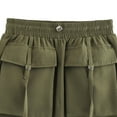 thumbnail image 6 of Mgmyaa Women's Cargo Skirts Summer Mini Skirt Elastic Waist Short Skirt, 6 of 7