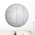 thumbnail image 1 of 3D Volleyball Ball Wall Mural by Wallmonkeys Peel and Stick Graphic (36 in H x 36 in W) WM55525, 1 of 4