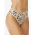 thumbnail image 3 of Joyspun Women's Cotton Hi Cut Bikini Panties, 6-Pack, Sizes S to 2XL, 3 of 4