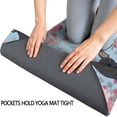 thumbnail image 3 of French Bulldog and Flower Hot Yoga Mat Towel Non Slip for Hot Yoga - Quick-Drying Yoga Mat Cover with 4 Corner Pockets with Travel Bag - Hot Yoga Towel Non Slip Grip Moisture Wicking Sweat 70"x26", 3 of 6