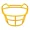 Gold, variant on Schutt Vengeance V-EGOP-TRAD Facemask (Scarlet, Carbon Steel)