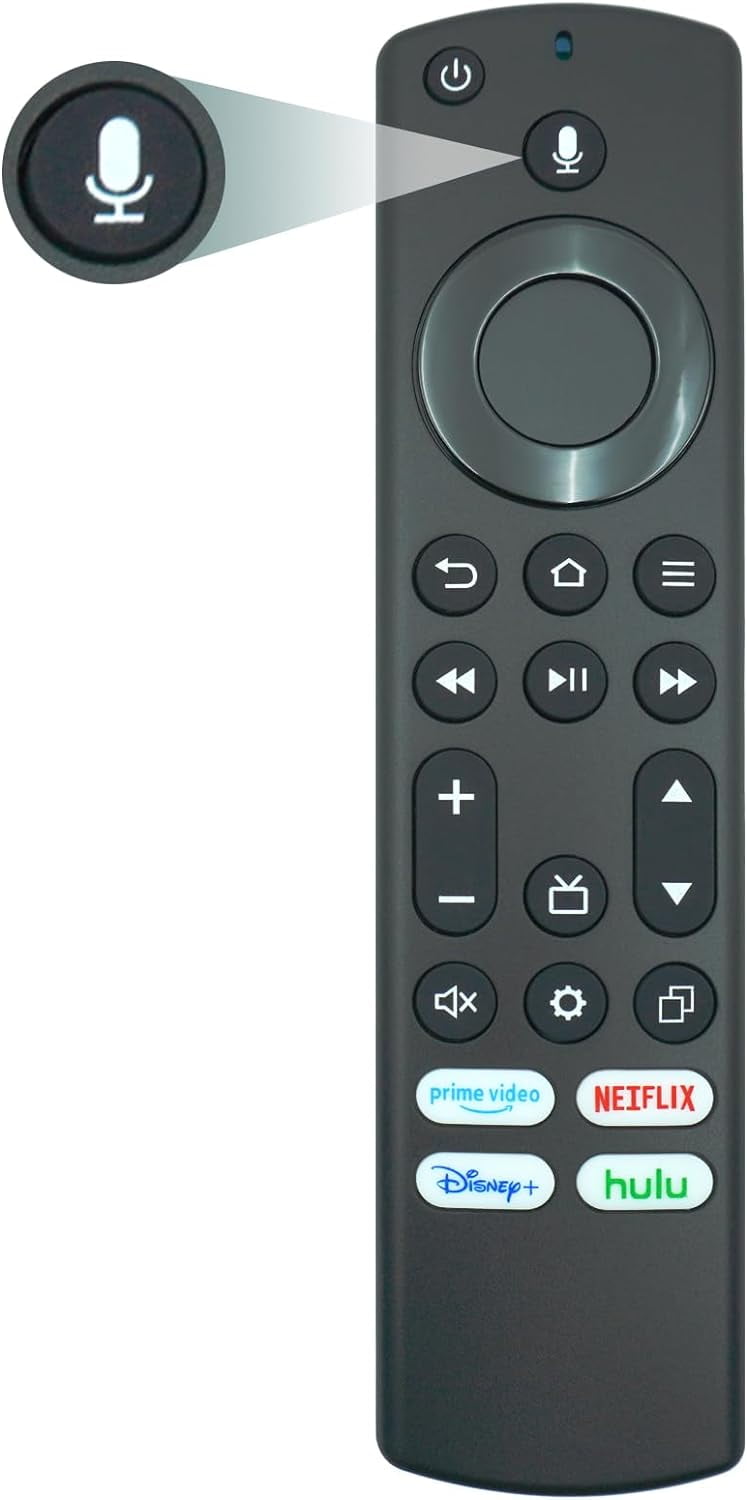 Ilanktozi Replacement Voice Remote for Insignia/Toshiba/Pioneer Smart TVs