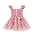 thumbnail image 2 of Dyfzdhu Girls Dress Kids Toddler Baby Girls Spring Summer Print Ruffle Tulle Butterfly Sleeveless Princess Dress, 2 of 9