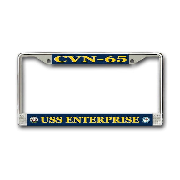 USS Enterprise CVN-65 License Plate Frames